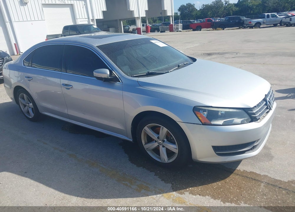 2013 VOLKSWAGEN PASSAT 2.0L TDI SE VIN: 1VWBN7A39DC127780