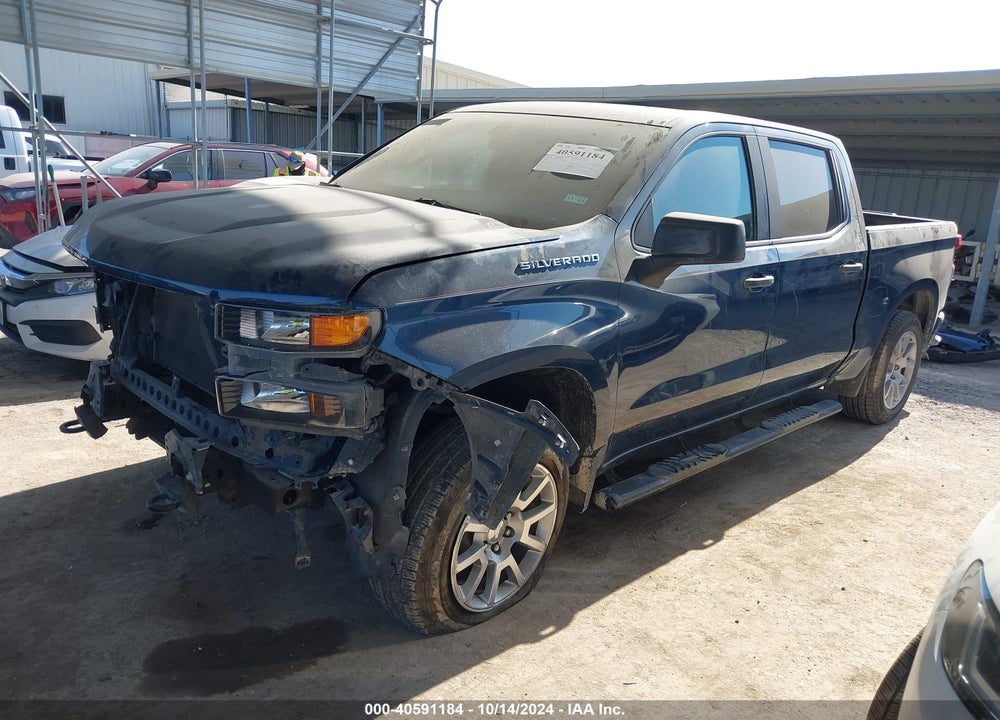 2019 CHEVROLET SILVERADO 1500 CUSTOM VIN: 1GCPWBEH2KZ235747