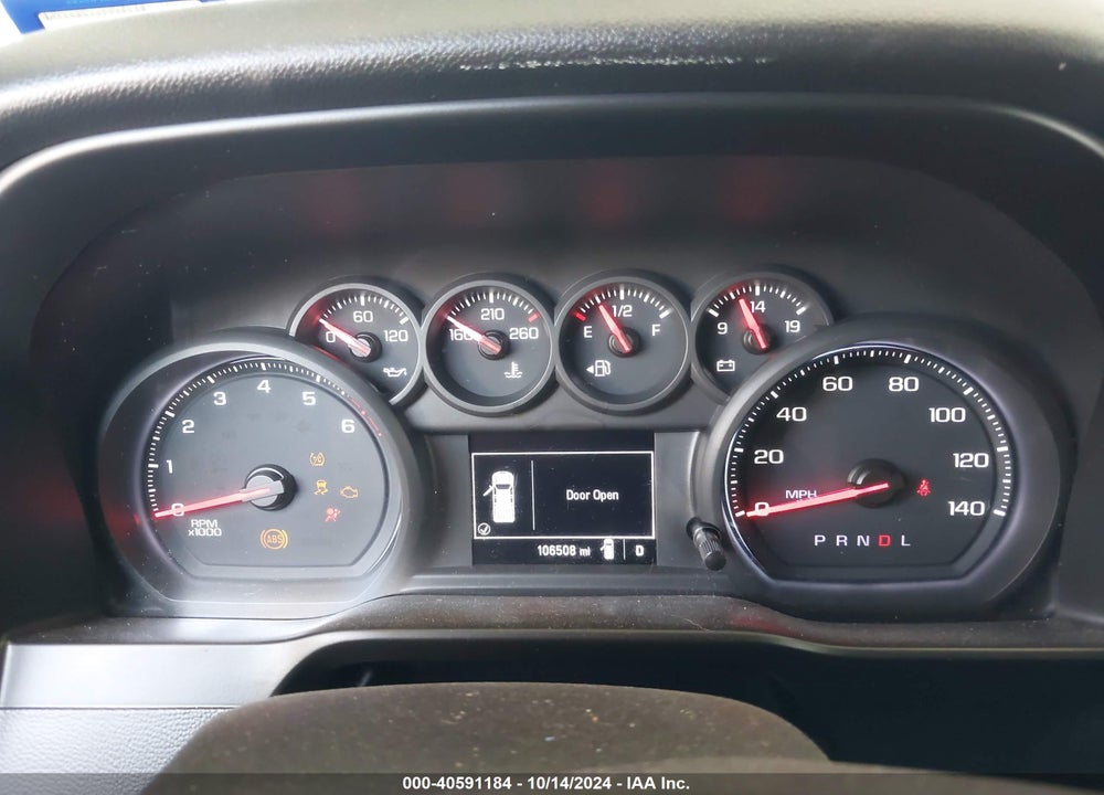 2019 CHEVROLET SILVERADO 1500 CUSTOM VIN: 1GCPWBEH2KZ235747