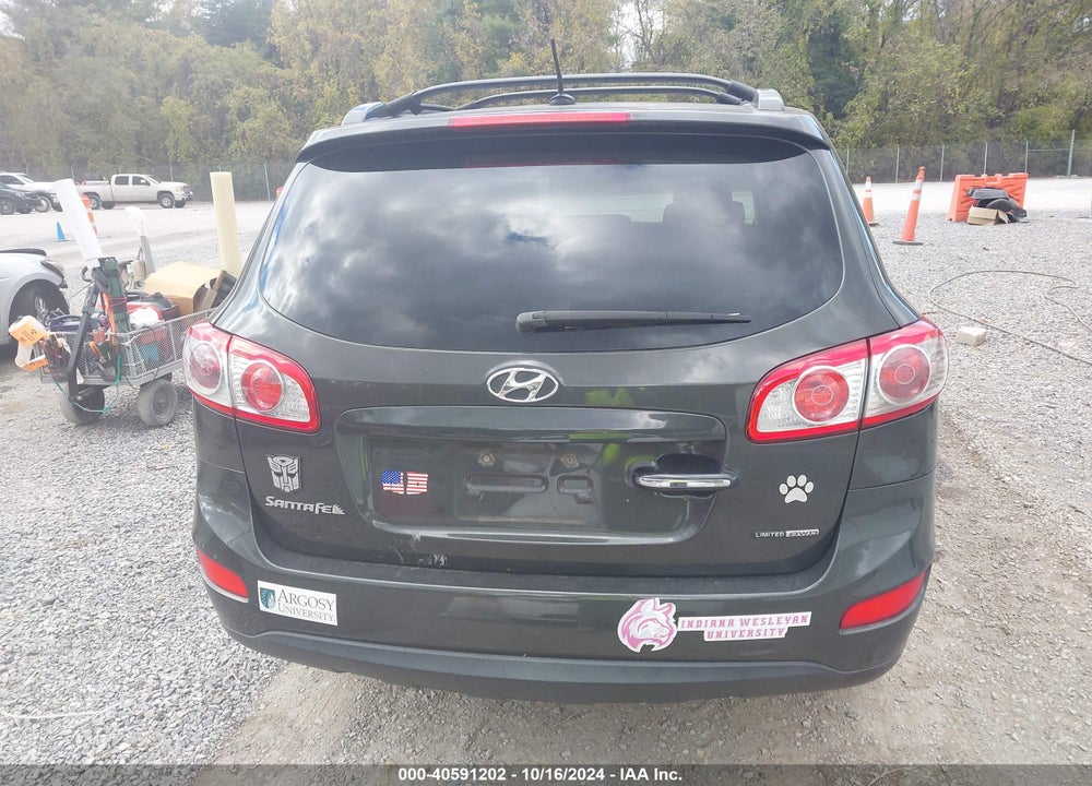 2012 HYUNDAI SANTA FE LIMITED V6 VIN: 5XYZKDAG8CG126948