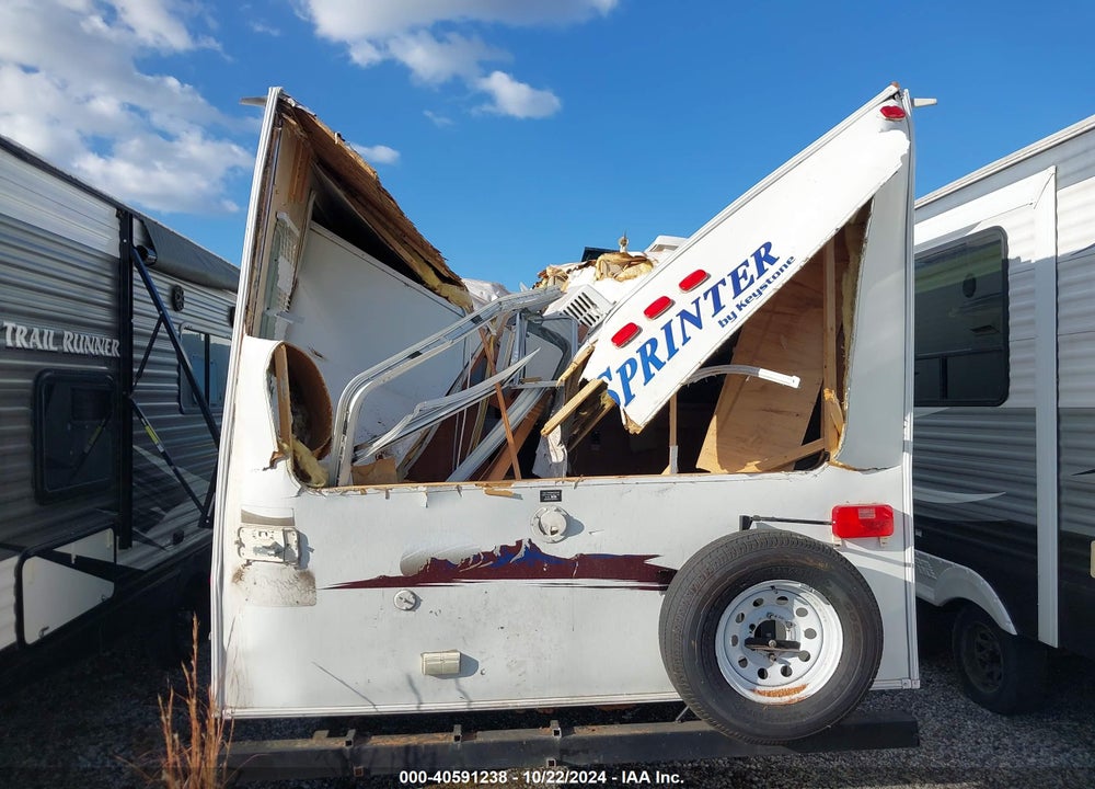 2008 KEYSTONE SPRINTER VIN: 4YDT2722581531566