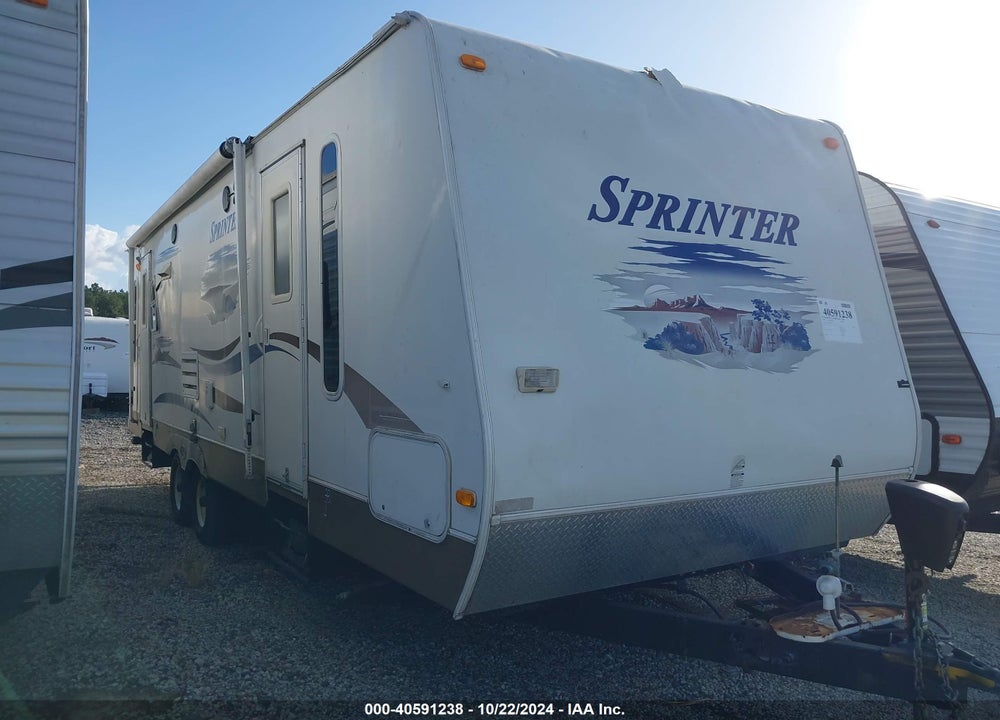 2008 KEYSTONE SPRINTER VIN: 4YDT2722581531566