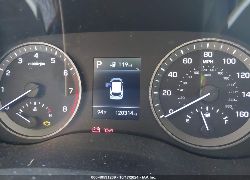 2019 HYUNDAI TUCSON SE VIN: KM8J23A46KU035571