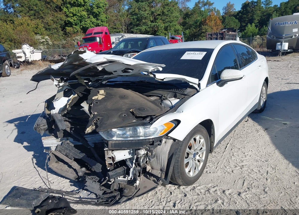 2016 FORD FUSION S VIN: 3FA6P0G72GR333115