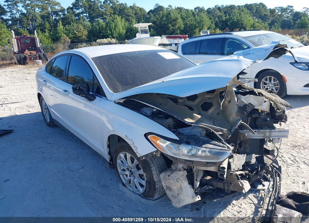 2016 FORD FUSION S VIN: 3FA6P0G72GR333115