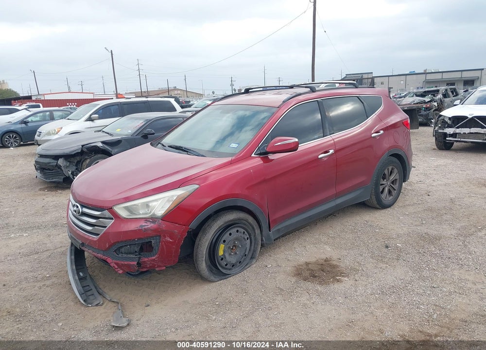 2013 HYUNDAI SANTA FE SPORT VIN: 5XYZU3LB4DG102587