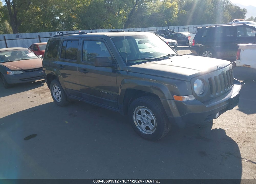 2015 JEEP PATRIOT SPORT VIN: 1C4NJRBB9FD348337