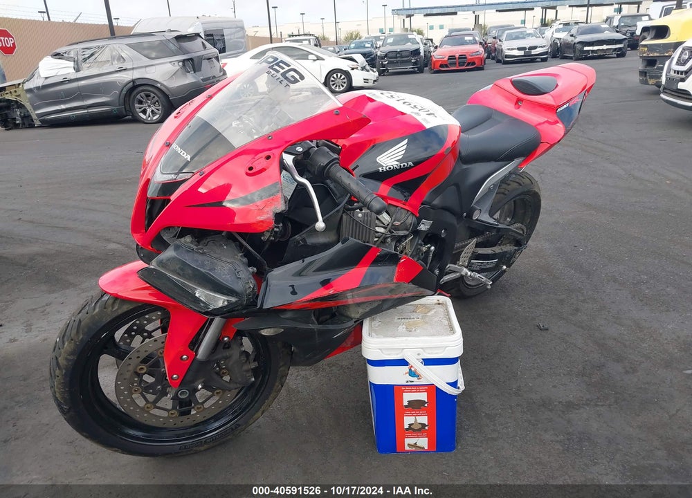 2008 HONDA CBR600 VIN: JH2PC401X8M100186