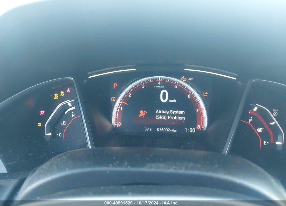2019 HONDA CIVIC SPORT VIN: 2HGFC2F80KH505515