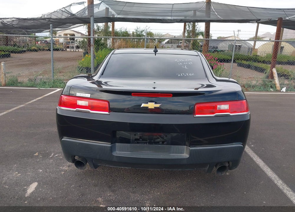 2015 CHEVROLET CAMARO 2LS VIN: 2G1FB1E32F9213262