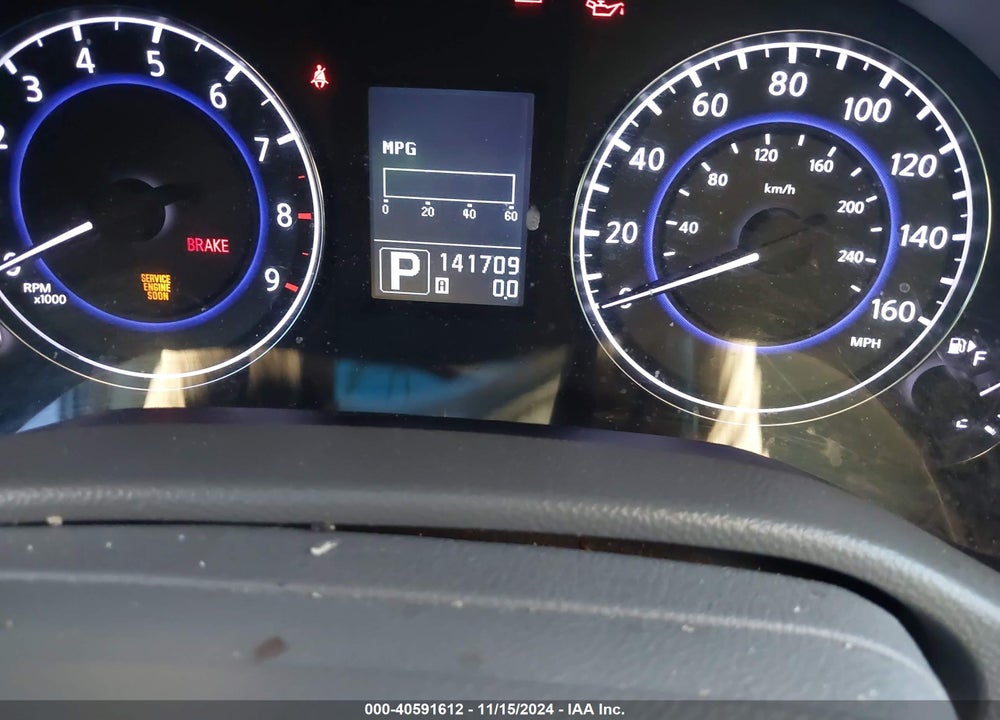 2011 INFINITI G37 JOURNEY VIN: JN1CV6AP3BM505736