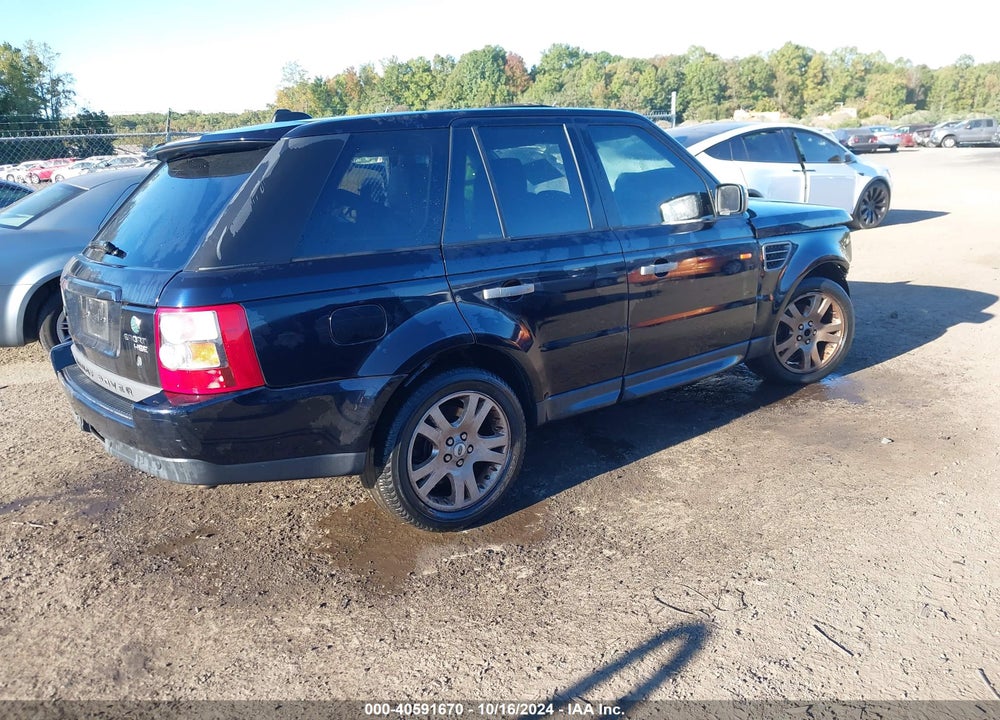 2006 LAND ROVER RANGE ROVER SPORT HSE VIN: SALSF25476A966436