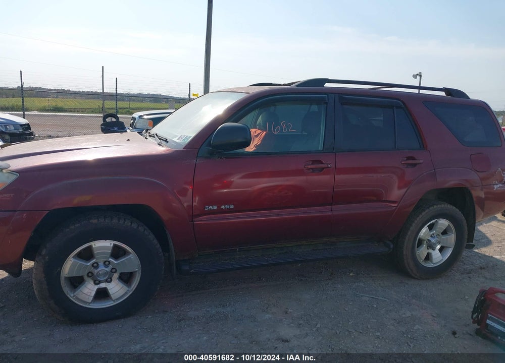 2005 TOYOTA 4RUNNER SR5 V6 VIN: JTEBU14R258029581