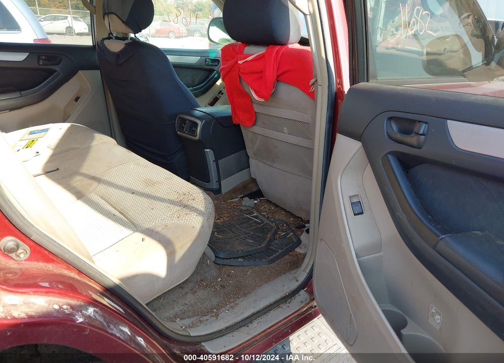 2005 TOYOTA 4RUNNER SR5 V6 VIN: JTEBU14R258029581