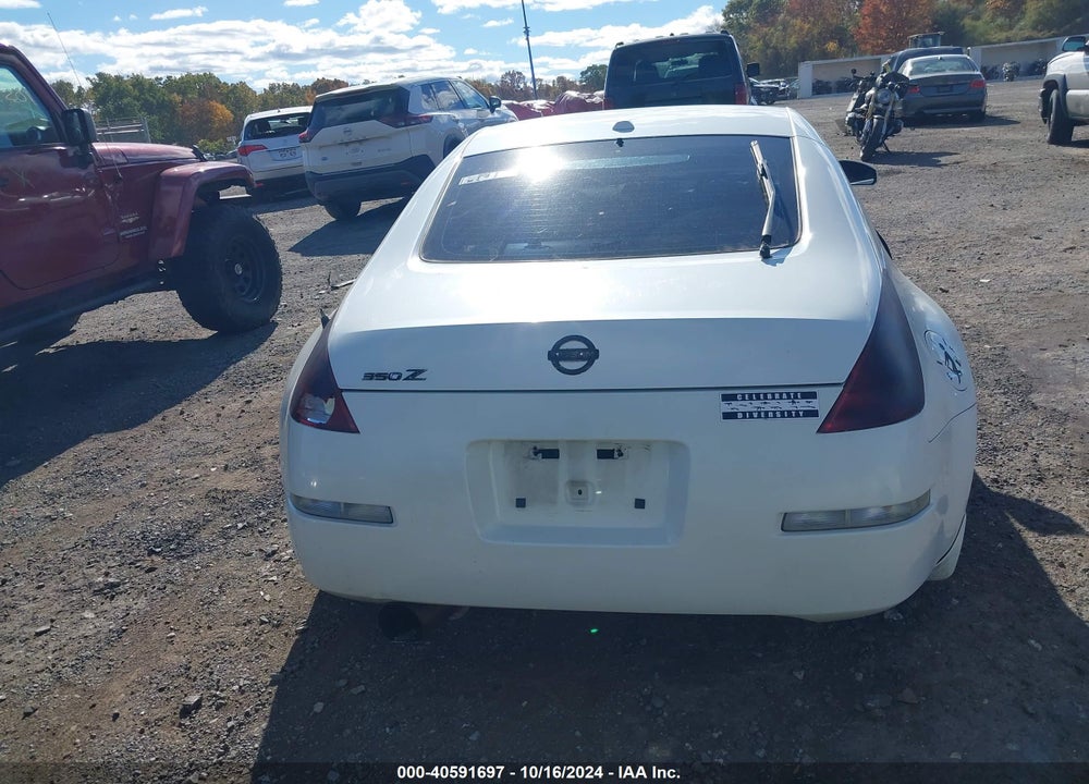 2006 NISSAN 350Z TOURING VIN: JN1AZ34D86M301533
