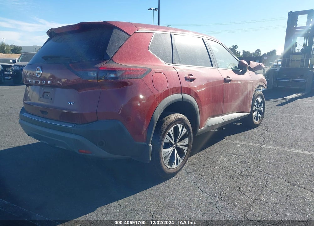 2021 NISSAN ROGUE SV FWD VIN: 5N1AT3BA8MC775522