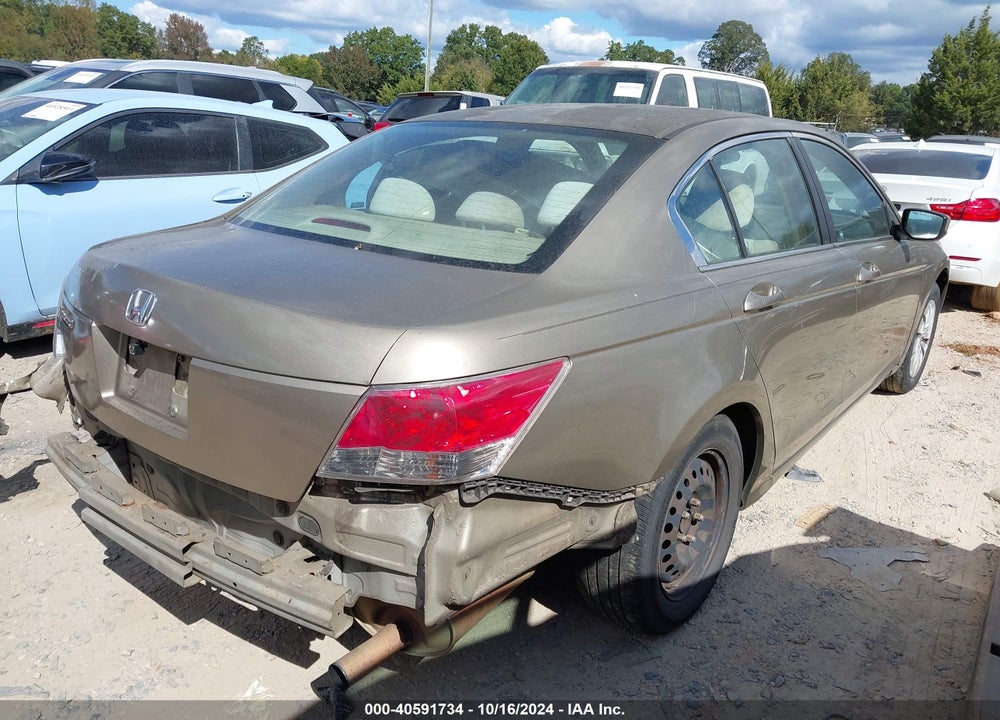 2008 HONDA ACCORD 2.4 LX VIN: 1HGCP26308A108874