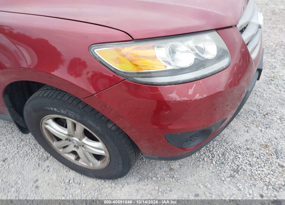 2012 HYUNDAI SANTA FE GLS VIN: 5XYZG3AB6CG133672