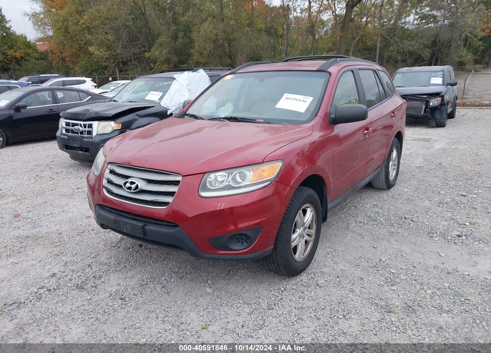 2012 HYUNDAI SANTA FE GLS VIN: 5XYZG3AB6CG133672