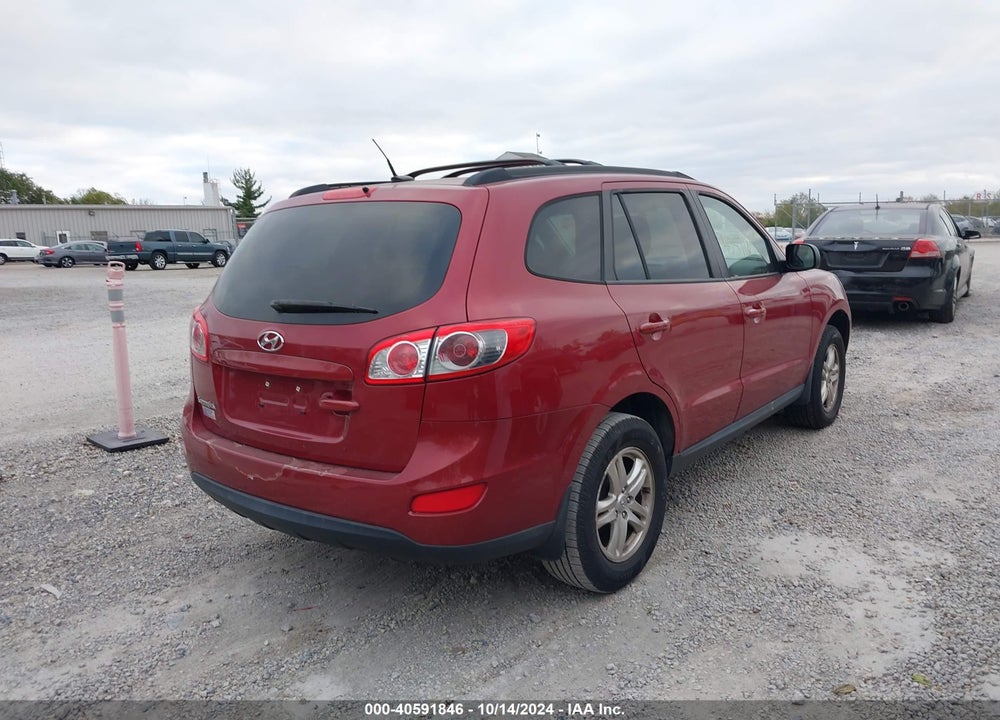 2012 HYUNDAI SANTA FE GLS VIN: 5XYZG3AB6CG133672