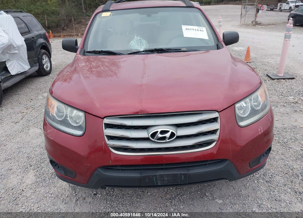 2012 HYUNDAI SANTA FE GLS VIN: 5XYZG3AB6CG133672