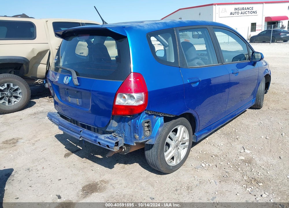 2008 HONDA FIT SPORT VIN: JHMGD38648S025897