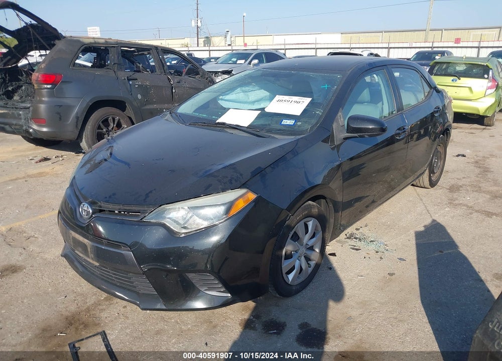 2016 TOYOTA COROLLA LE VIN: 2T1BURHE3GC584475