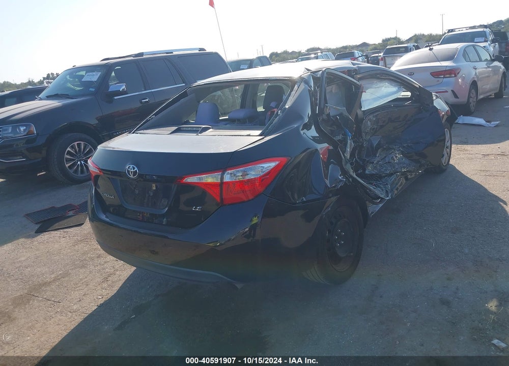2016 TOYOTA COROLLA LE VIN: 2T1BURHE3GC584475