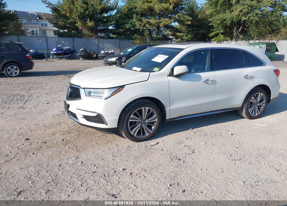 2017 ACURA MDX TECHNOLOGY PACKAGE VIN: 5FRYD4H58HB010026