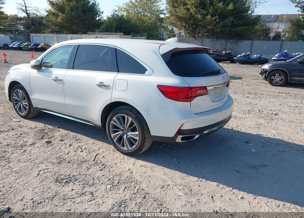 2017 ACURA MDX TECHNOLOGY PACKAGE VIN: 5FRYD4H58HB010026