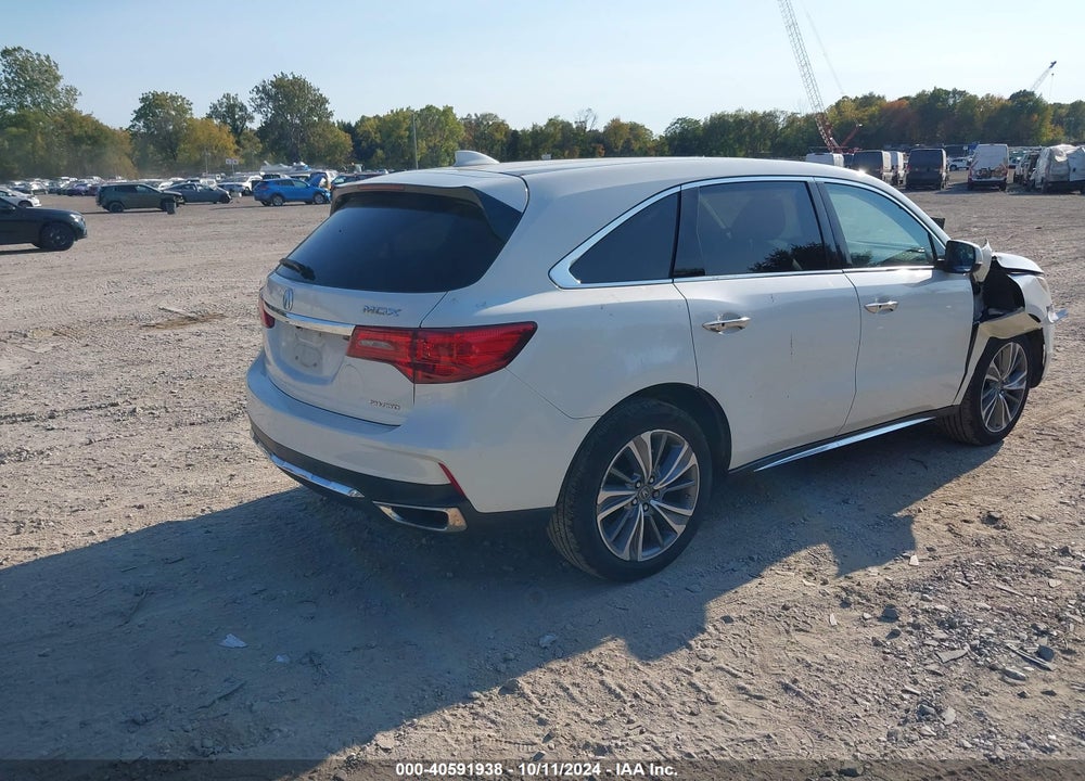 2017 ACURA MDX TECHNOLOGY PACKAGE VIN: 5FRYD4H58HB010026