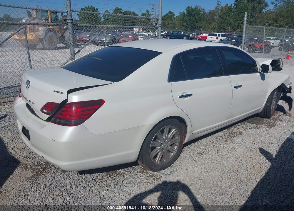 2008 TOYOTA AVALON LIMITED VIN: 4T1BK36B88U263964