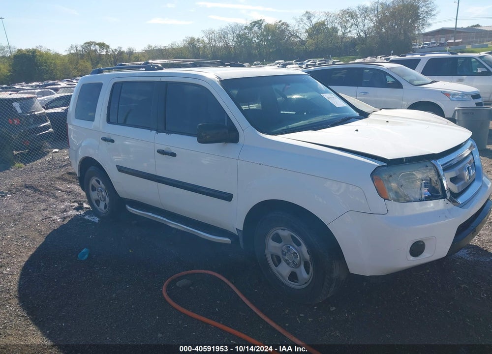 2010 HONDA PILOT LX VIN: 5FNYF4H2XAB032021