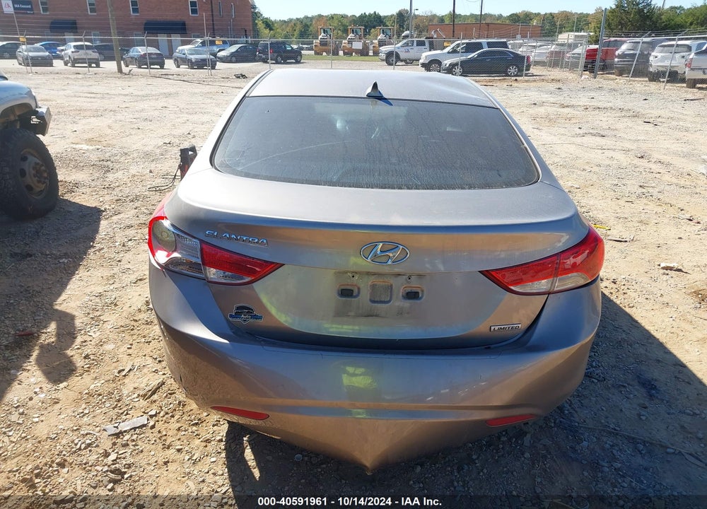 2012 HYUNDAI ELANTRA LIMITED VIN: 5NPDH4AE3CH093244
