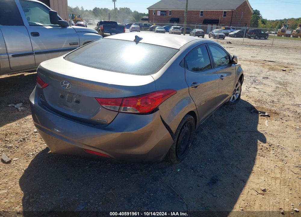 2012 HYUNDAI ELANTRA LIMITED VIN: 5NPDH4AE3CH093244