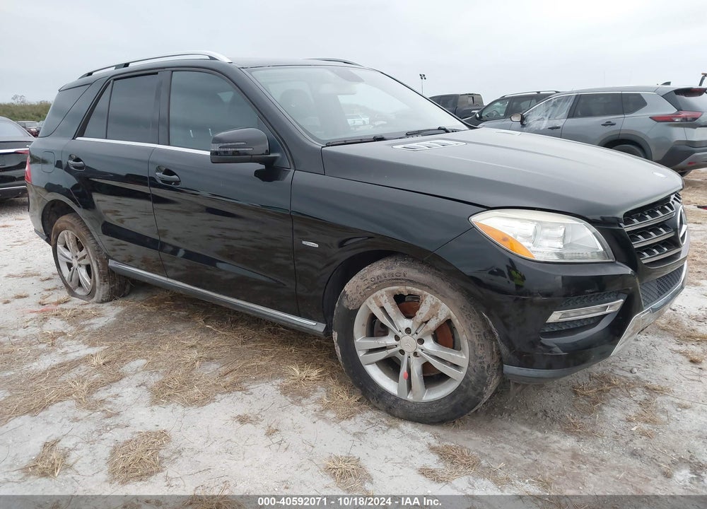 2012 MERCEDES-BENZ ML 350 4MATIC VIN: 4JGDA5HB5CA033586