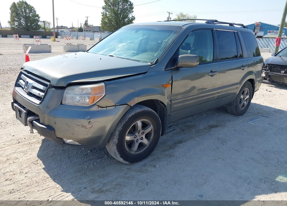 2008 HONDA PILOT EX-L VIN: 5FNYF18538B013345