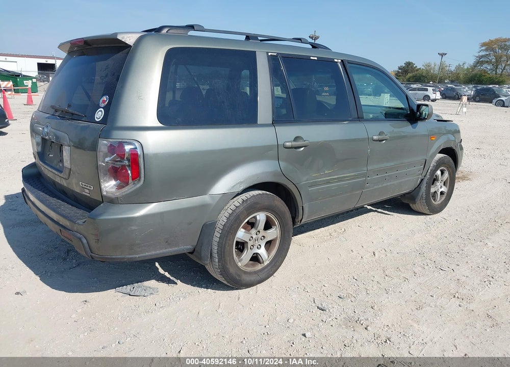 2008 HONDA PILOT EX-L VIN: 5FNYF18538B013345