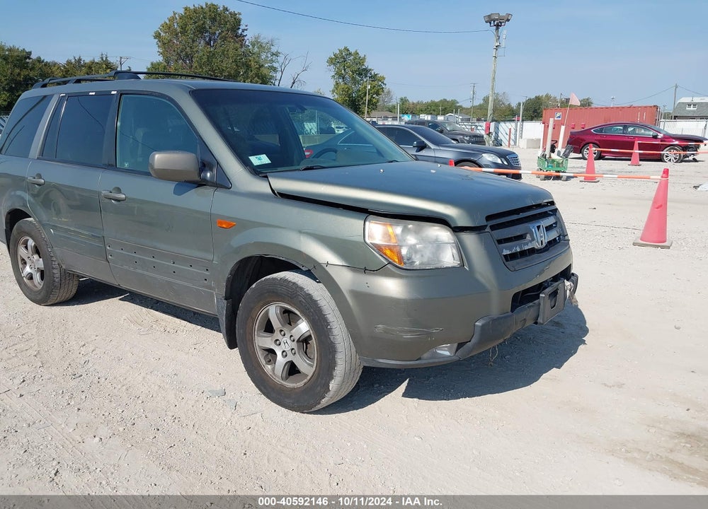 2008 HONDA PILOT EX-L VIN: 5FNYF18538B013345