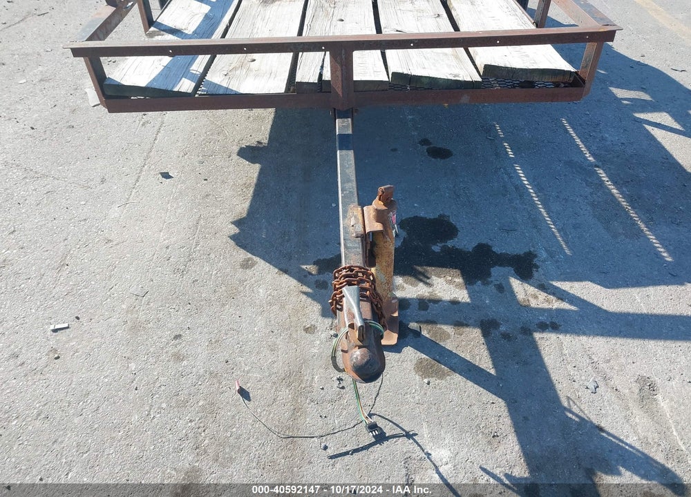 2002 FLATBED TRAILER VIN: 4YMUL061X2M006337