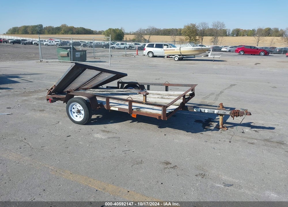 2002 FLATBED TRAILER VIN: 4YMUL061X2M006337