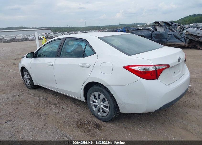2015 TOYOTA COROLLA L VIN: 2T1BURHE6FC425660