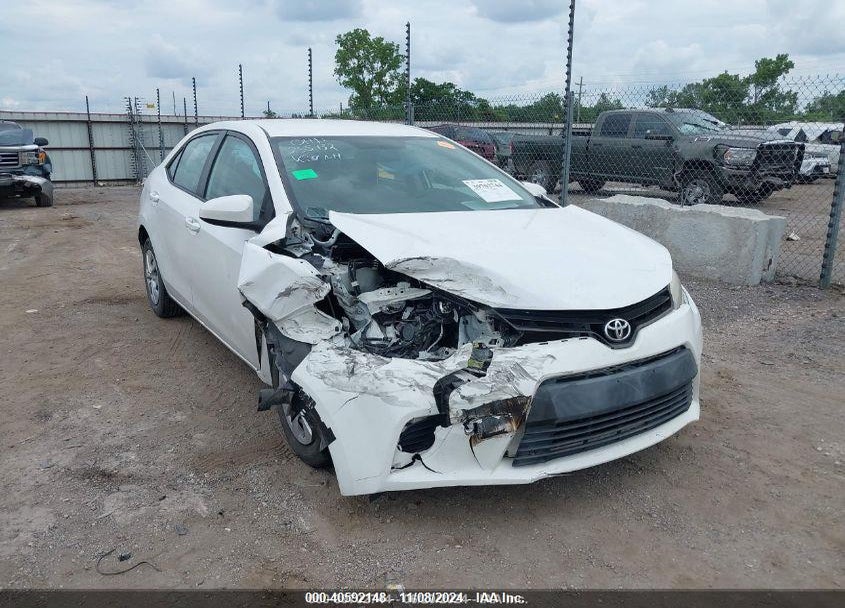2015 TOYOTA COROLLA L VIN: 2T1BURHE6FC425660