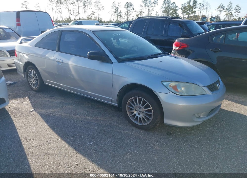 2005 HONDA CIVIC CPE LX VIN: 1HGEM21565L078290