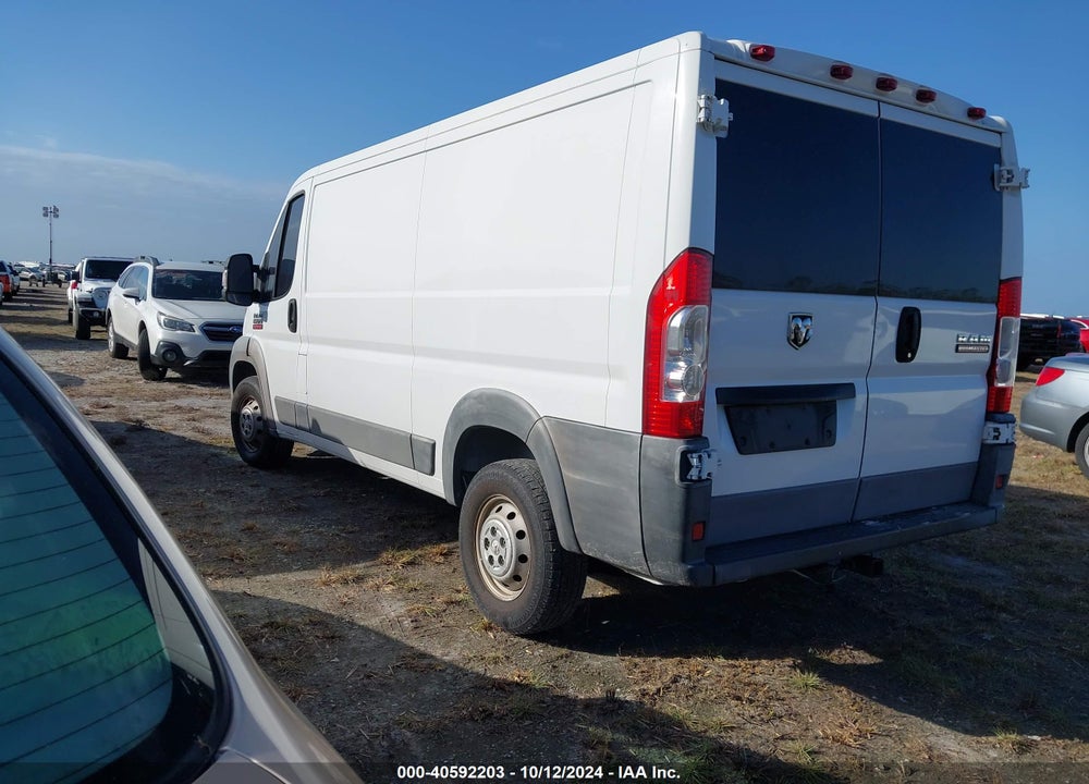 2016 RAM PROMASTER 1500 LOW ROOF VIN: 3C6TRVAG5GE105198
