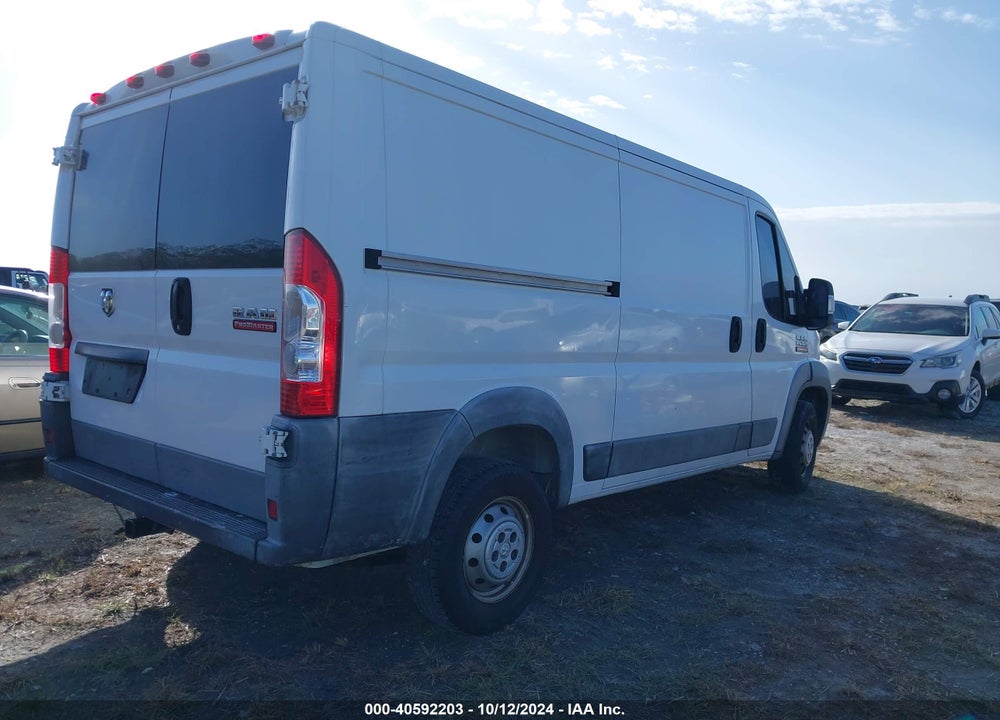 2016 RAM PROMASTER 1500 LOW ROOF VIN: 3C6TRVAG5GE105198