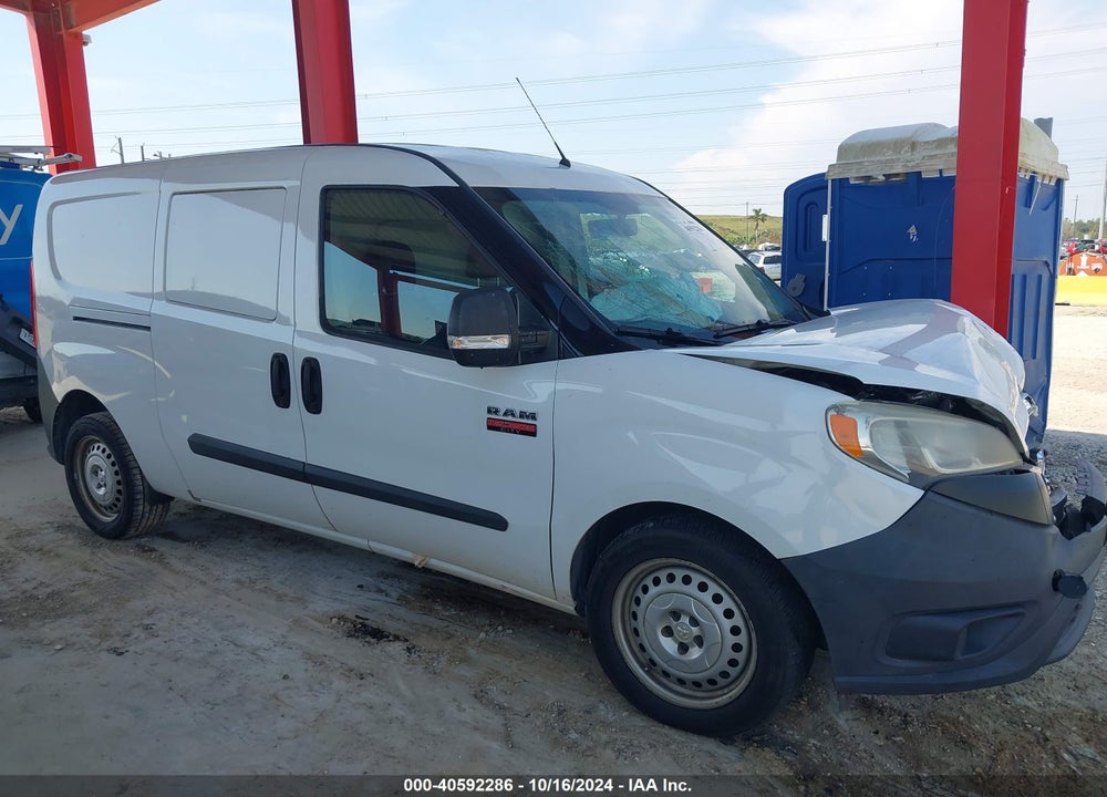 2016 RAM PROMASTER CITY TRADESMAN VIN: ZFBERFAT6G6B13777