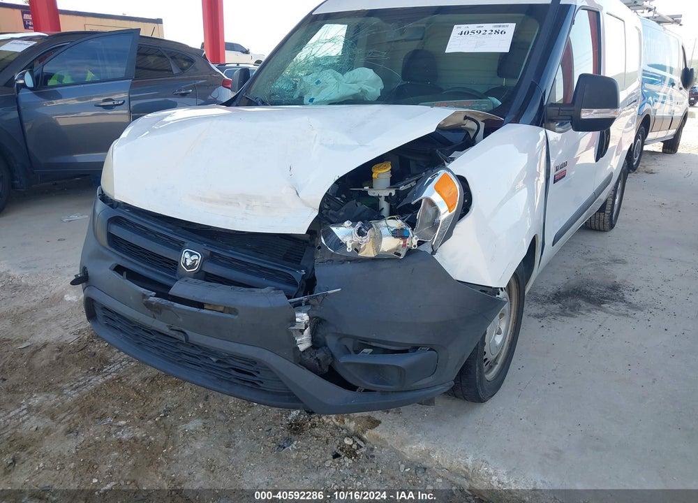 2016 RAM PROMASTER CITY TRADESMAN VIN: ZFBERFAT6G6B13777