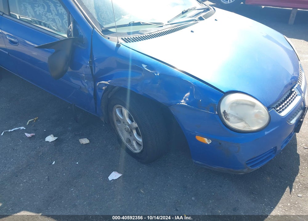 2005 DODGE NEON SXT VIN: 1B3ES56C85D174172