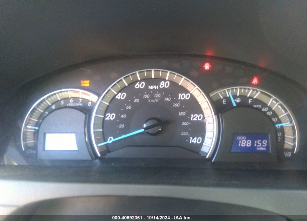 2012 TOYOTA CAMRY SE V6 VIN: 4T1BK1FK1CU513719